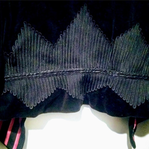 Silence & Noise Embellished Velvet Jacket Edwardian style - Picture 3 of 8